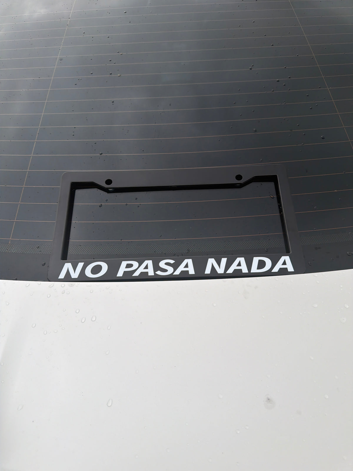 license plate frame
