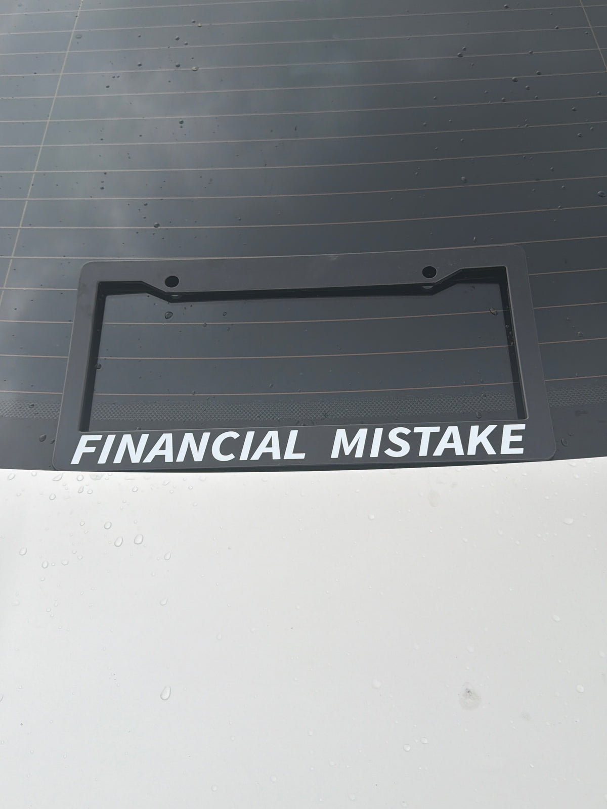 license plate frame