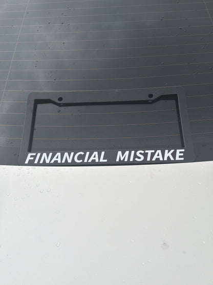 license plate frame