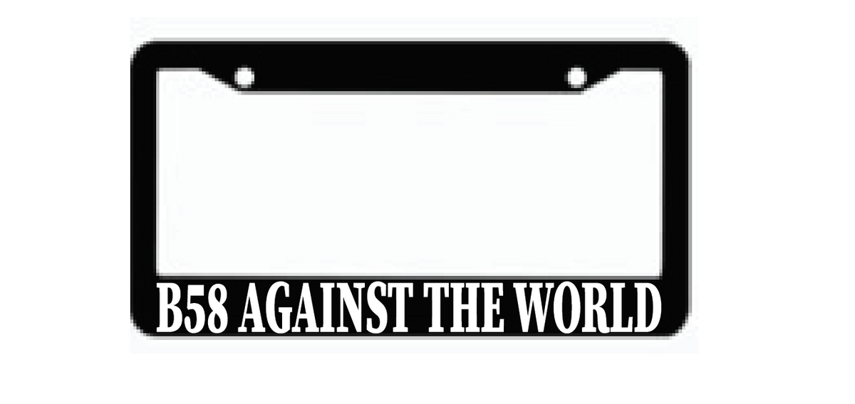 license plate frame