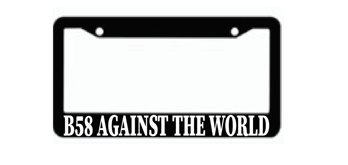 license plate frame